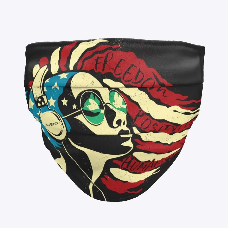 Sweet Lady Liberty- face mask